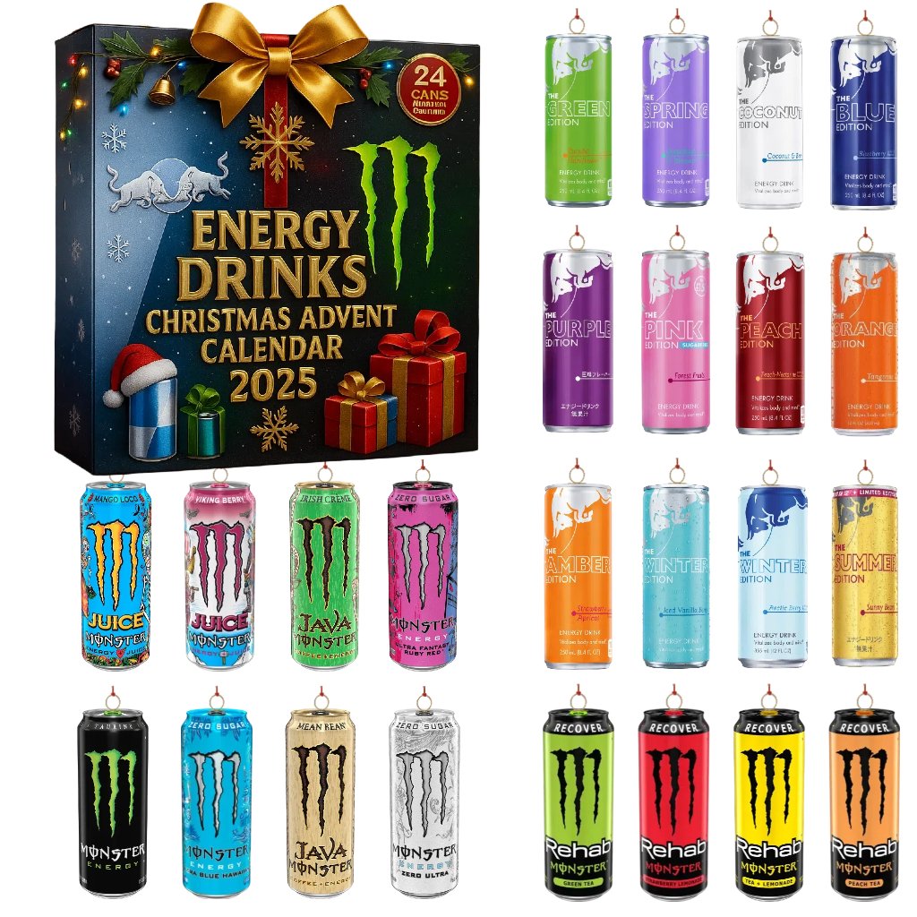 Energy Drinks Advent Calendar 2025 ā”