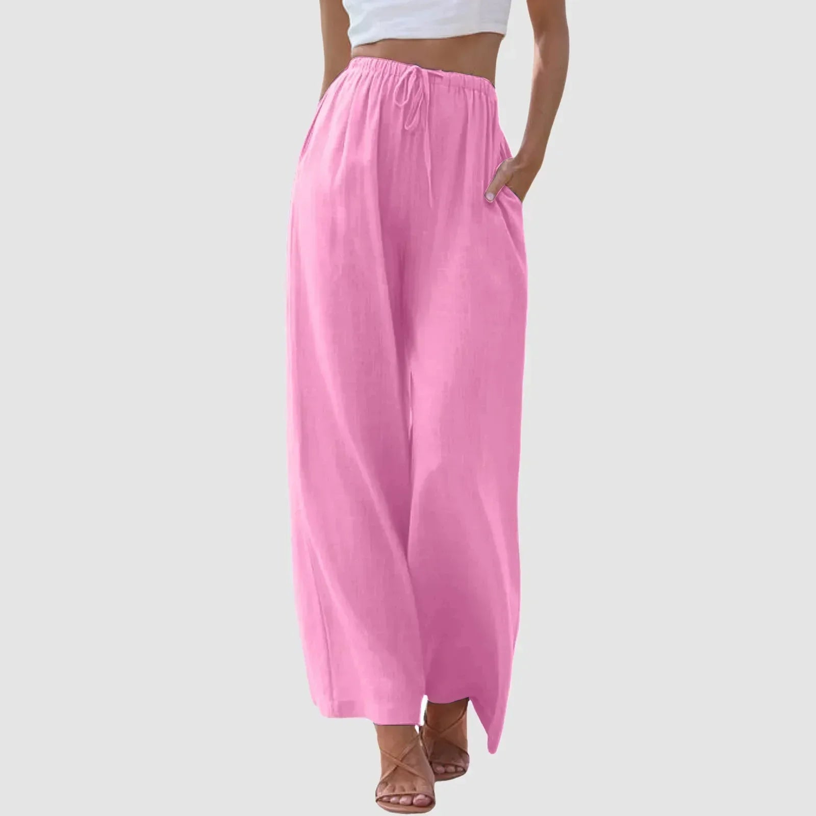 Reveré™ | High-Waisted Wide-Leg Pants