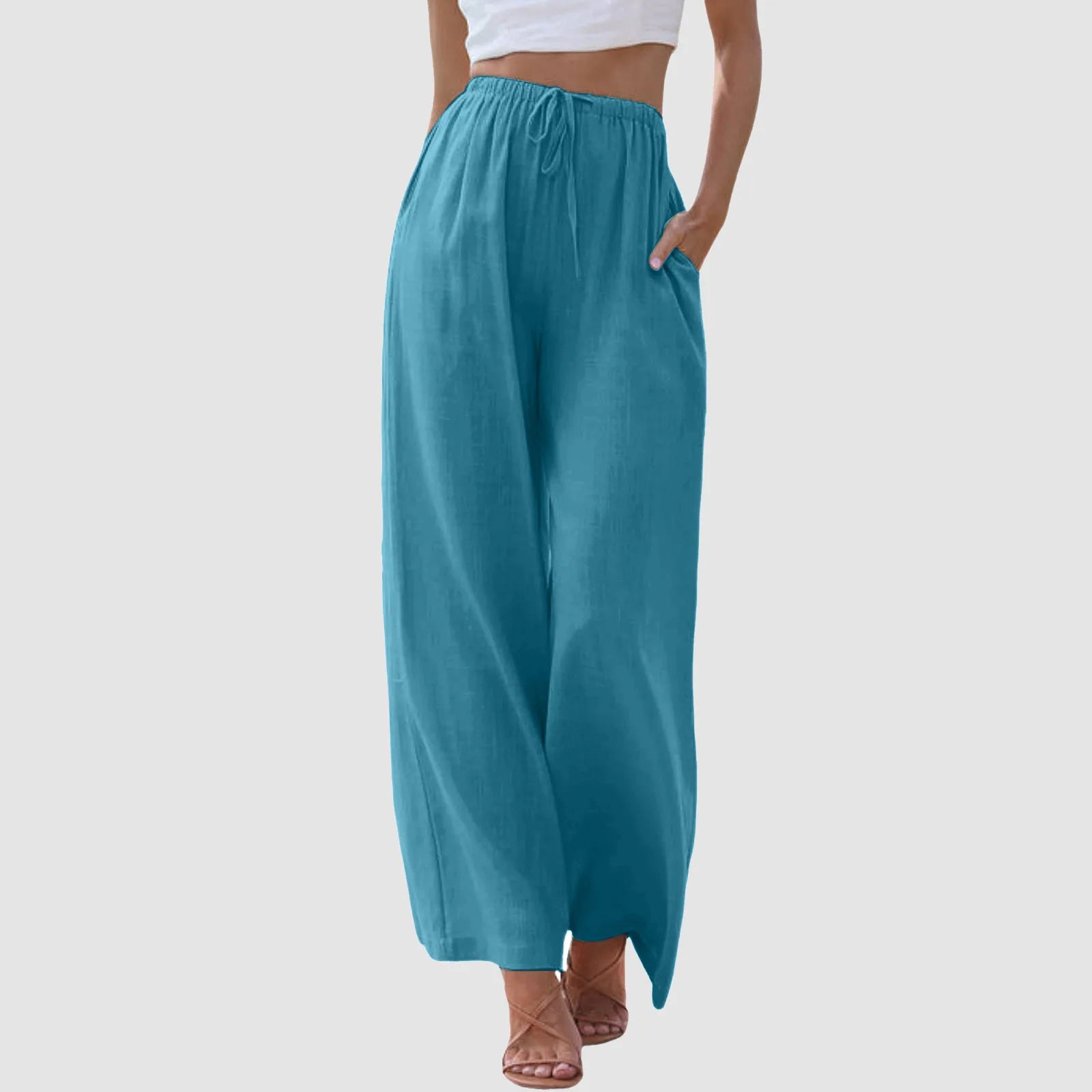 Reveré™ | High-Waisted Wide-Leg Pants