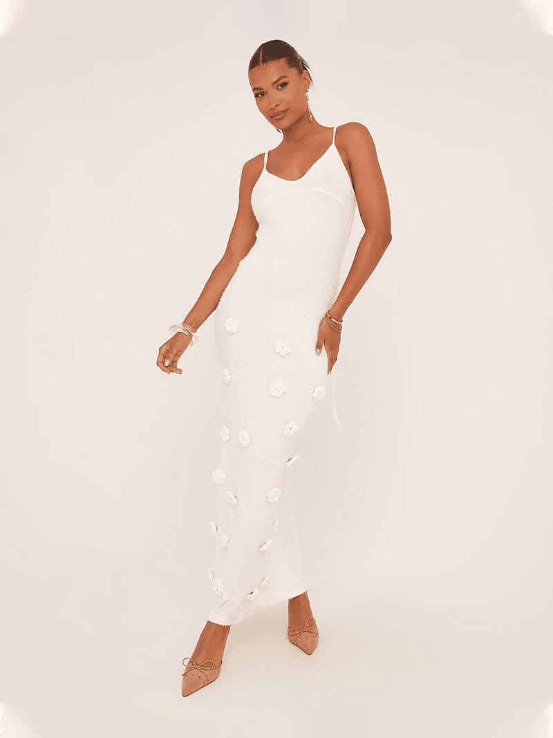 Reveré™ | Long Dress with Roses