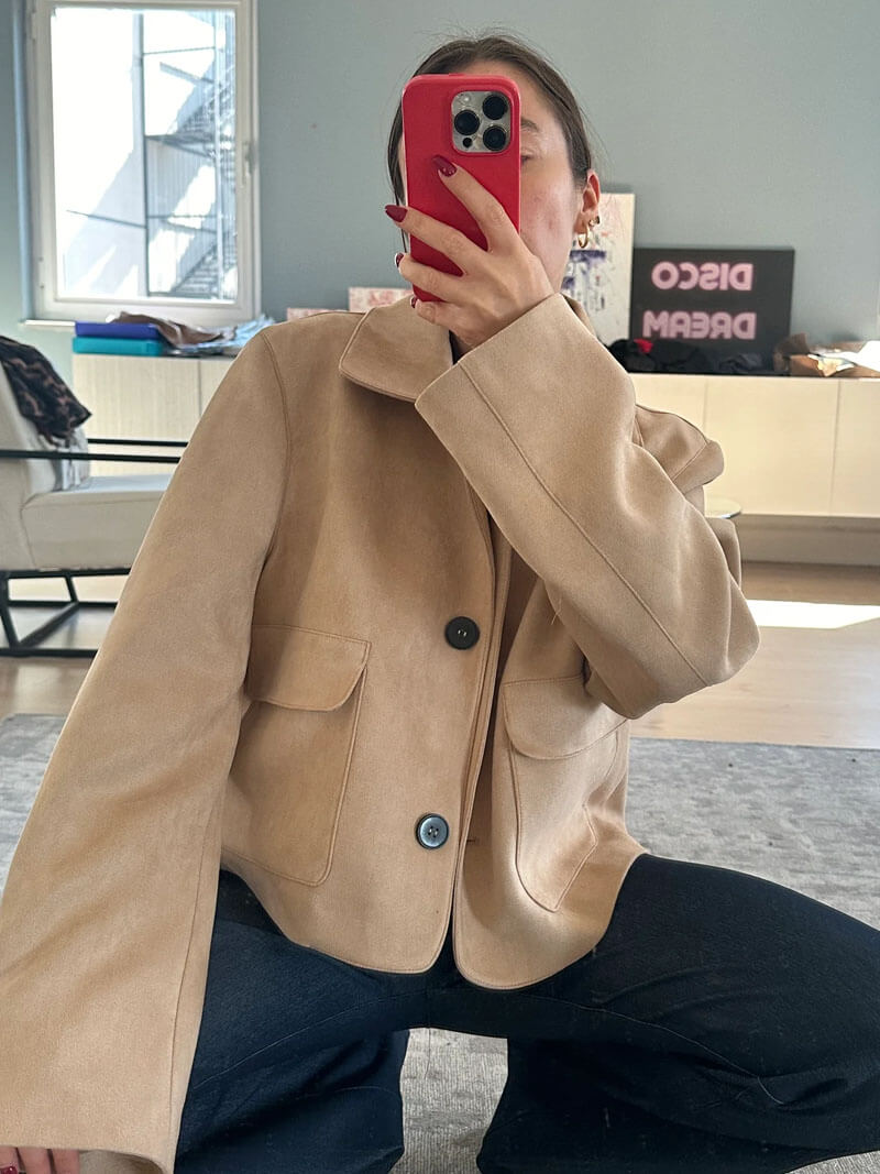 Reveré™ | Faux Suede Jacket