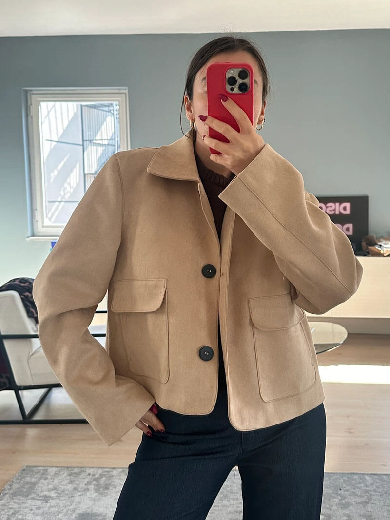 Reveré™ | Faux Suede Jacket