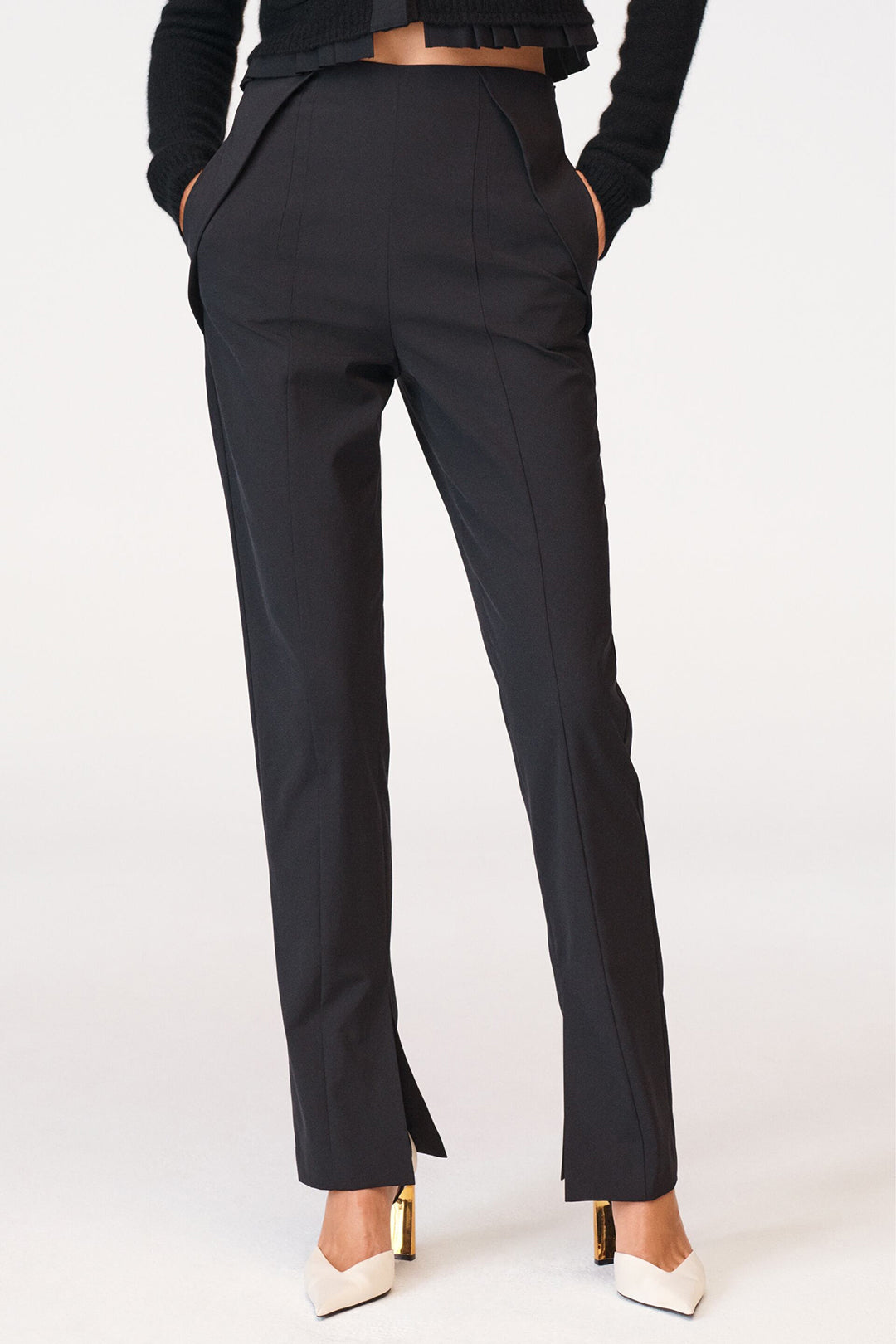 Reveré™ | High-Waisted Elegant Trousers with Pleats