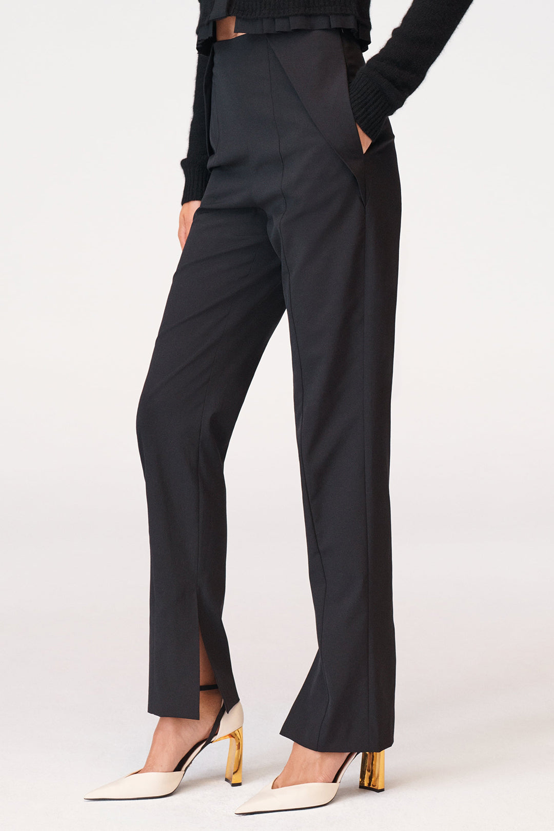 Reveré™ | High-Waisted Elegant Trousers with Pleats
