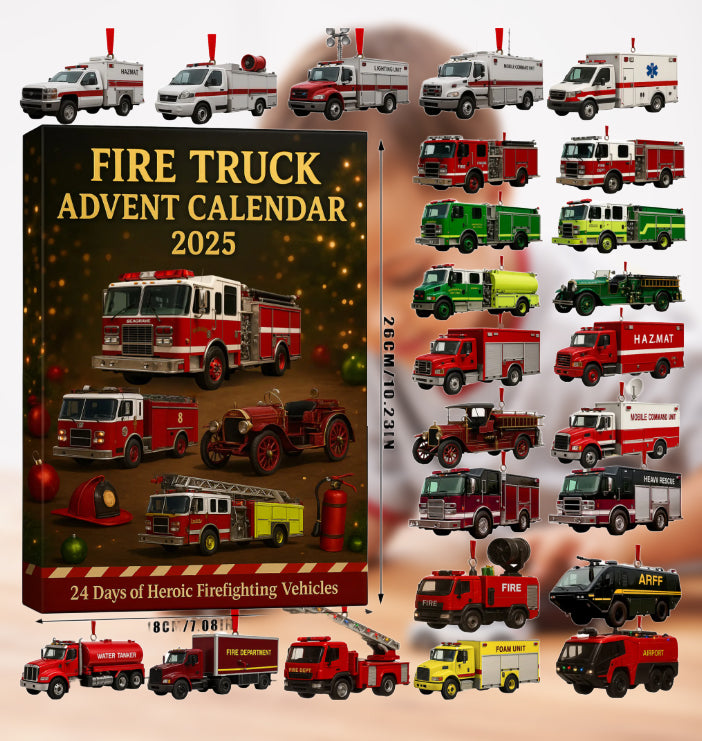 Fire Truck Advent Calendar 2025