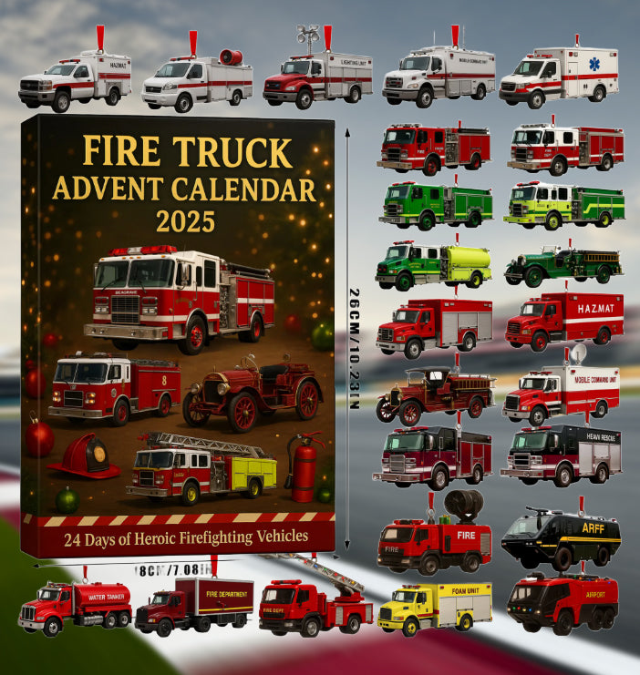 Fire Truck Advent Calendar 2025