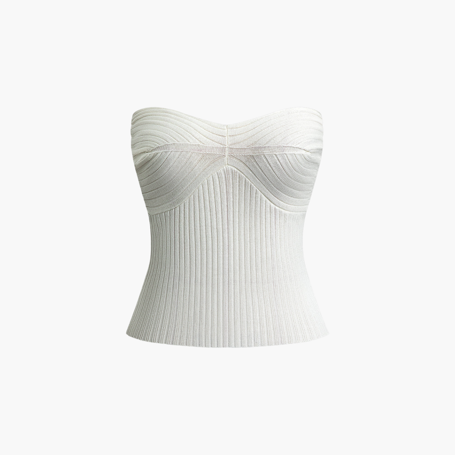 Reveré™ | Ribbed Strapless Bustier