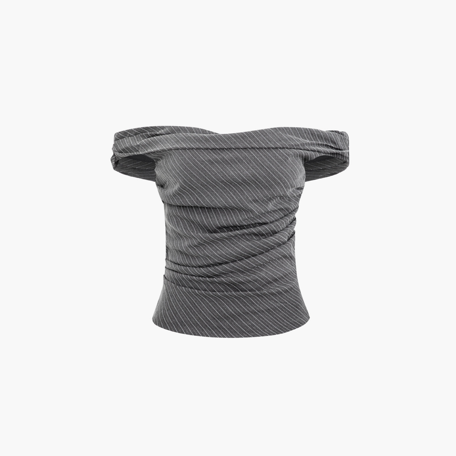 Reveré™  | Striped Off-Shoulder Top