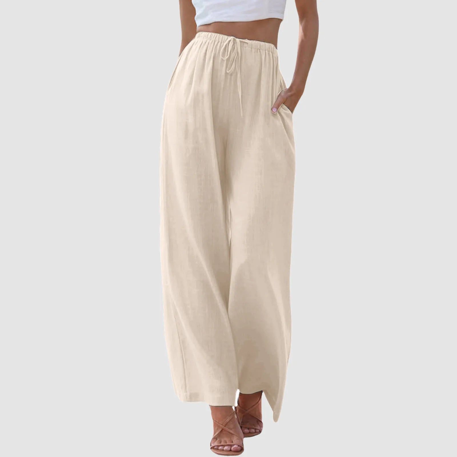 Reveré™ | High-Waisted Wide-Leg Pants