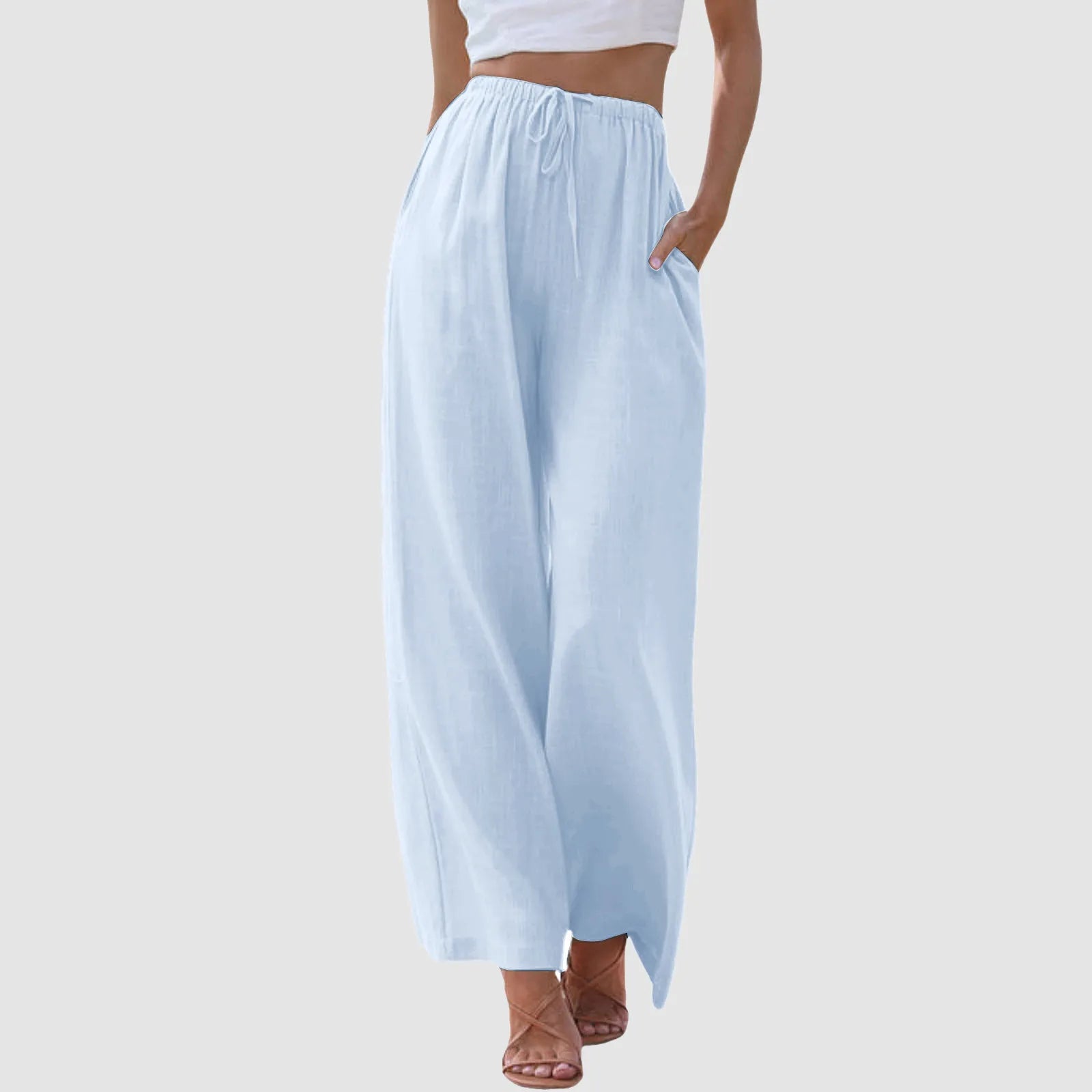 Reveré™ | High-Waisted Wide-Leg Comfort Pants