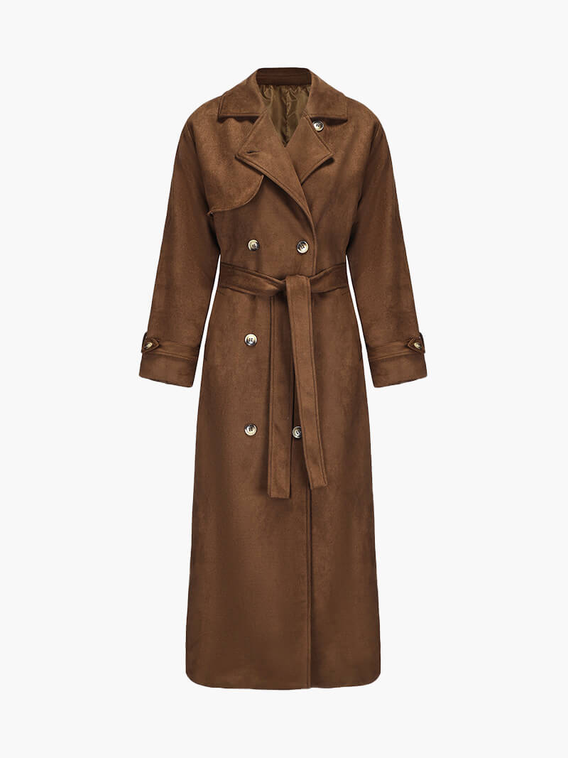 Reveré™ | Suede Trench Coat