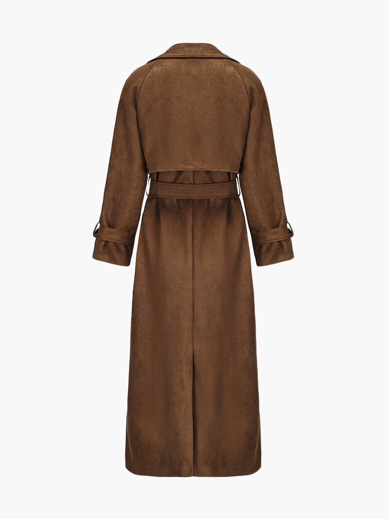Reveré™ | Suede Trench Coat